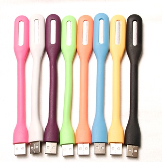 高亮度節能柔光USB LED燈 小夜燈 工作燈 行動電源 筆電 檯燈閱讀燈 USB充電器 汽車車充 顏色隨機出貨
