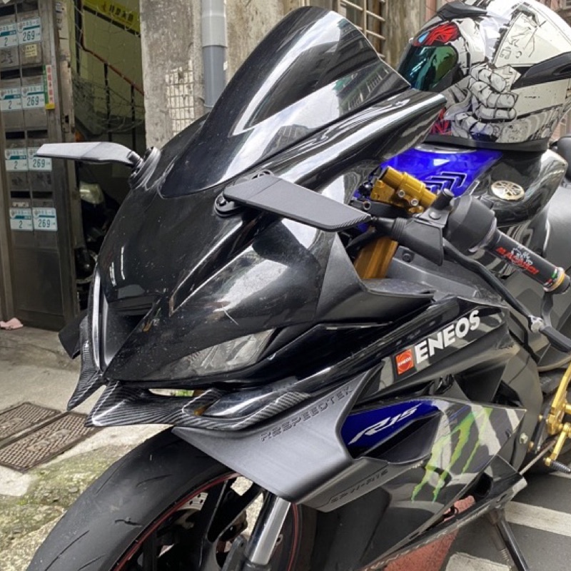 <RHSRacing>新品改裝定風翼後視鏡（YZF R3 R15v3 R15v4