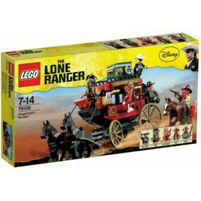 79108
樂高 Lego 無盒 Stagecoach Escape 驛馬逃生
Lone Ranger 獨行俠系列