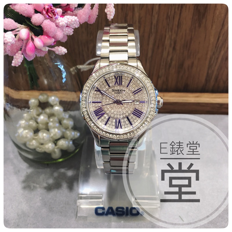 CASIO SHEEN 滿天星光 羅馬腕美錶情（SHE-4510D-7）全新公司貨 施華洛世奇水晶 少女時代