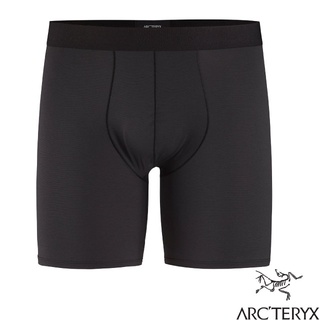 【ARCTERYX 始祖鳥】男 輕量彈性透氣四角內褲/吸濕排汗 Motus SL.柔軟快乾 黑 X000004905