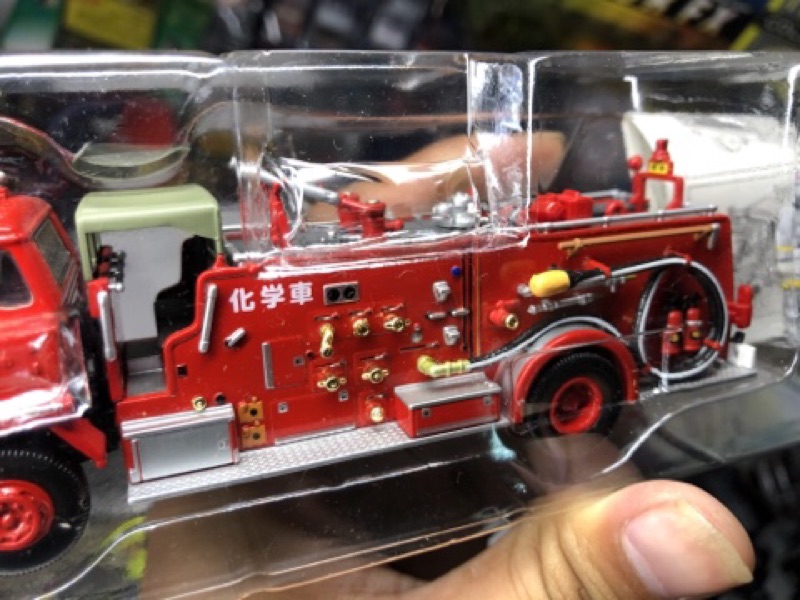 1 64 Tomica 多美tomytec Tlv Lv N36 日野化學消防車雲梯車人偶有損 蝦皮購物