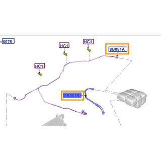 【JT福特原廠】KUGA MK2 1.6 正廠 副水箱水管 熱水管 補助水桶水管