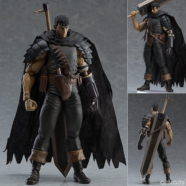 烙印勇士凱茲 figma 359 烙印戰士 黑衣劍士 重塗版 優質港版 可動 遊戲動漫周邊公仔人偶pvc