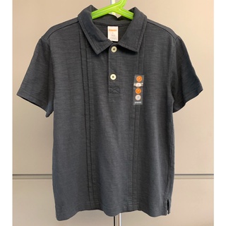 【Julia Shop 新品男童區】Gymboree男童鐵灰色polo衫 ／ 7T