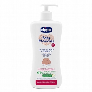 義大利 Chicco 敏弱肌寶貝嬰兒清透潤膚乳液(500ml)【安琪兒婦嬰百貨】