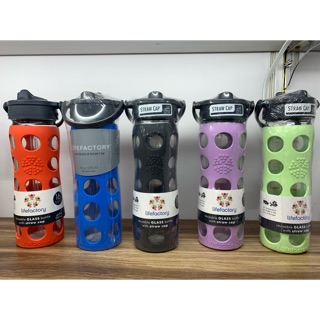 lifefactory 唯樂 straw cap 吸管玻璃水瓶 475ml