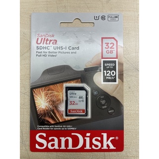 SanDisk Ultra SDHC 32G 32GB C10 100MB 記憶卡 群光公司貨