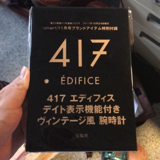EDIFICE 手錶 腕錶 417