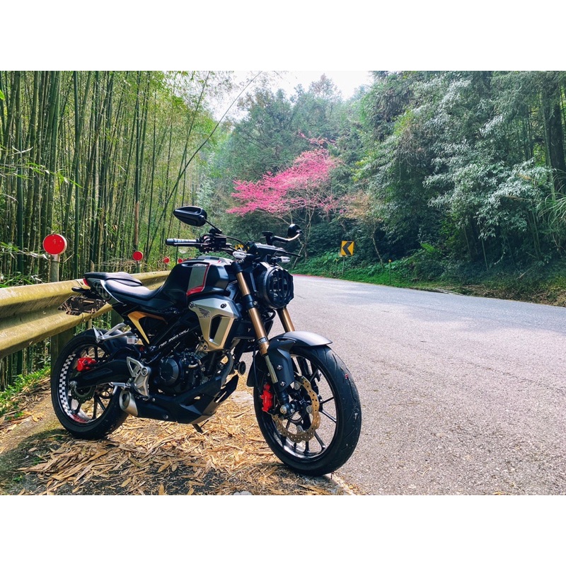 售 二手JS KA08 盾牌型牛角後照鏡 CB150R CB300R DRG