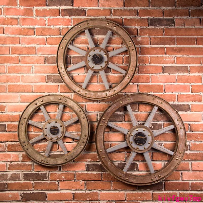 現貨古代馬車做舊木輪裝飾輪子仿舊處理輪舵車輪個性酒店裝飾輪胎| 蝦皮購物