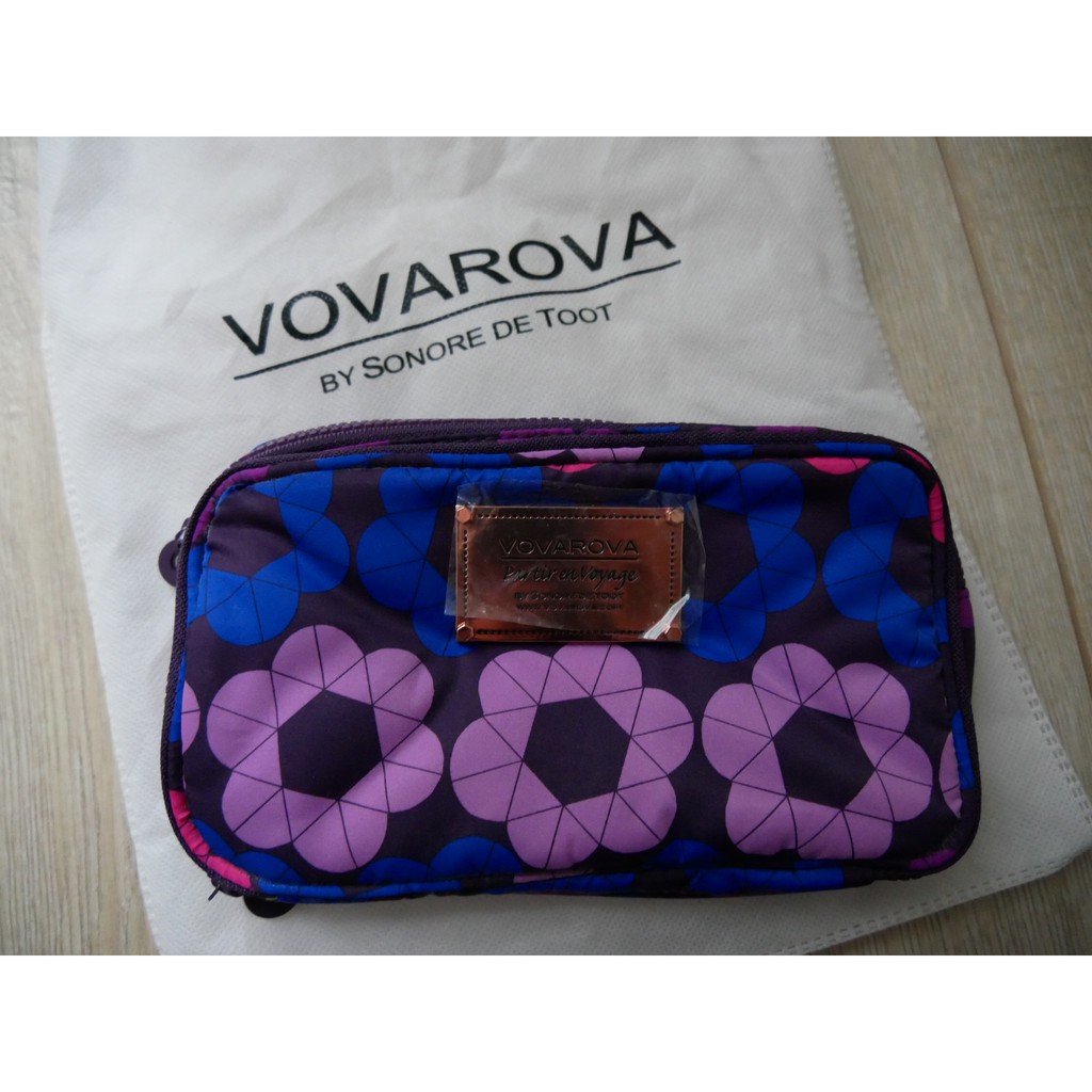 VOVAROVA空氣包-花園系列-繽紛花朵-眼妝化妝包