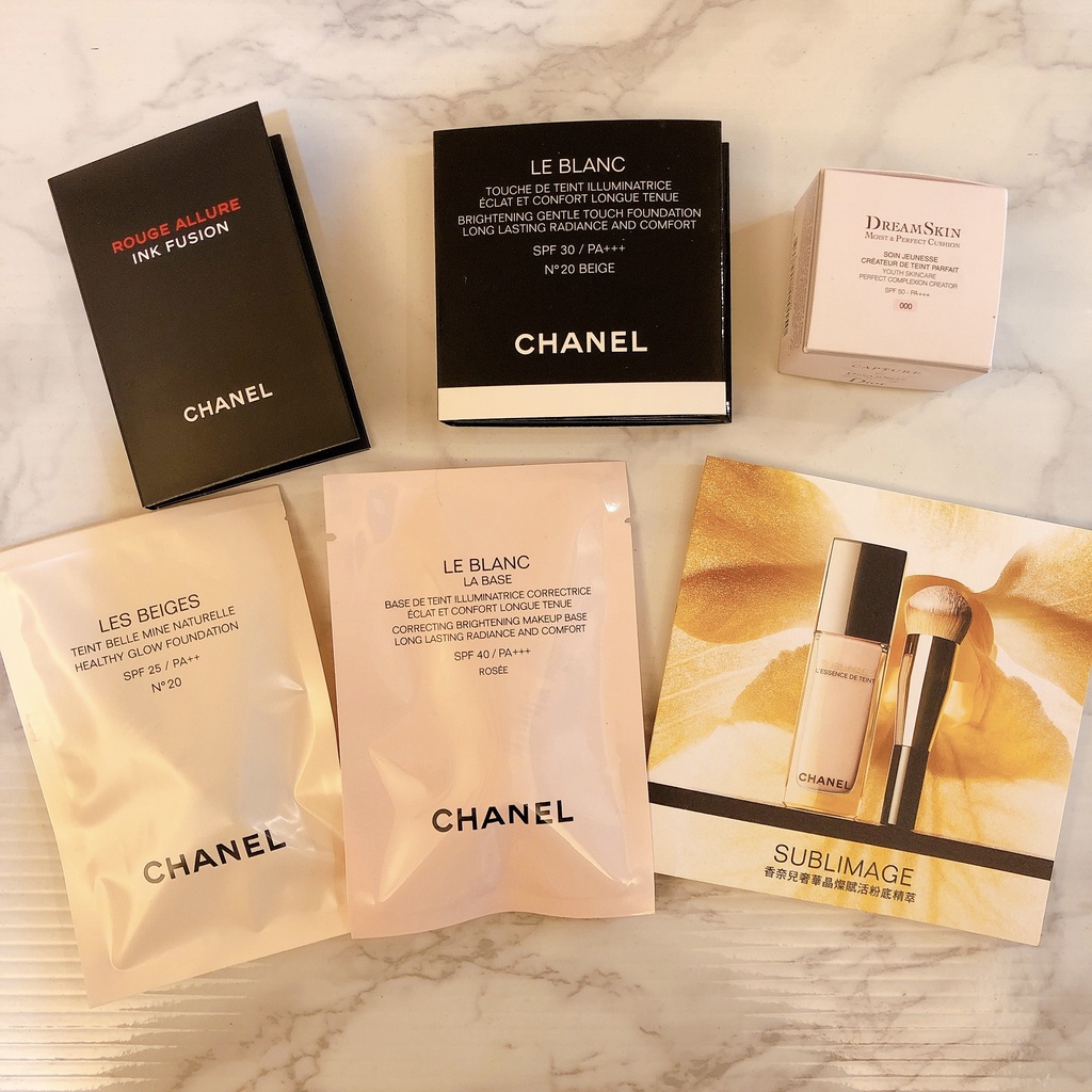 CHANEL香奈兒--粉底液、唇膏、妝前乳彩妝試用品、小樣/專櫃正品