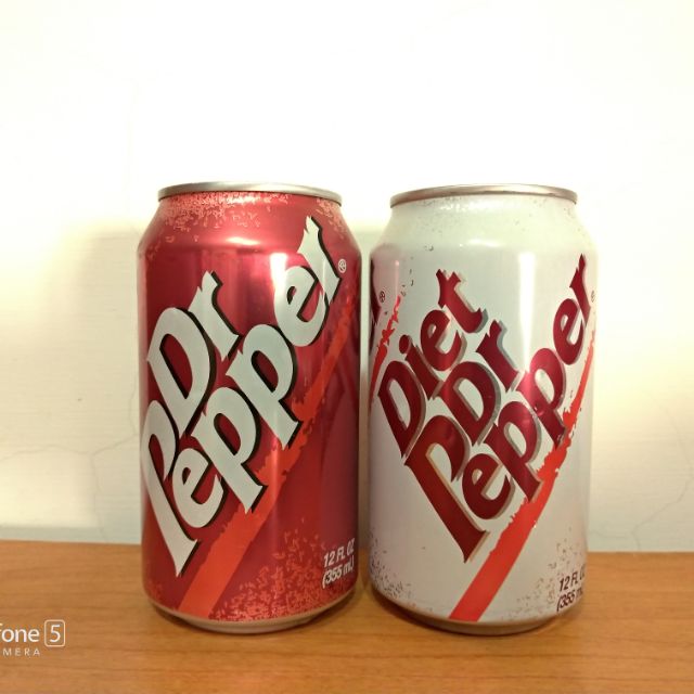 美國2001年355ml Dr.Pepper可樂空罐(兩罐)