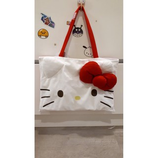 Hello kitty 凱蒂貓 側背包 袋子 補習袋 手提袋 ~恩恩購物城~