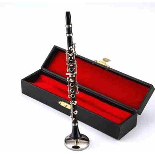【好聲音樂器】附發票 豎笛模型 黑管 模擬 袖珍樂器 精品樂器模型 收藏擺飾擺設道具節日禮物包裝模型禮物送禮 聖誕禮物