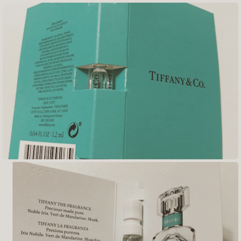 2018 Tiffany &amp;Co.同名針管香水