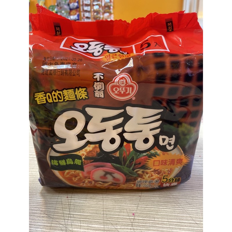 韓國不倒翁海鮮風味烏龍拉麵