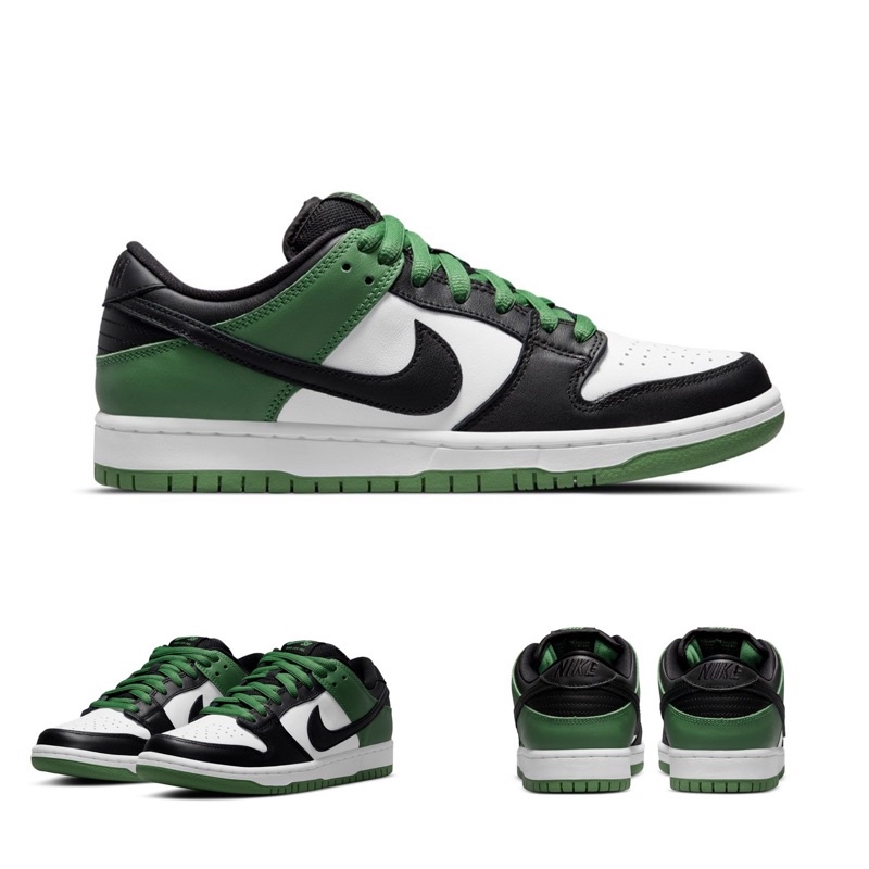 Quality Sneakers - Nike SB Dunk Low 白黑綠 BQ6817-302