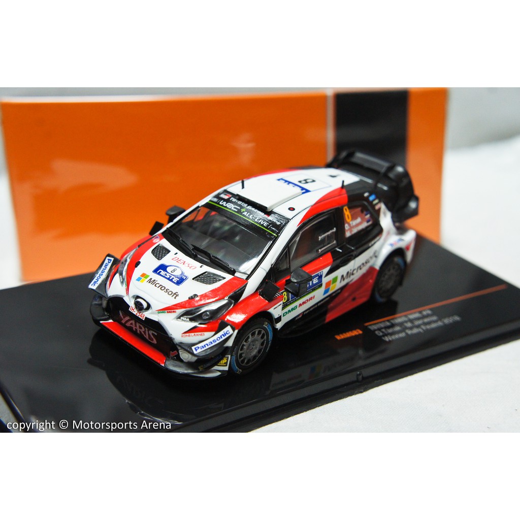 【超值特價】1:43 IXO Toyota Yaris WRC No.8 Rallye 2018 Ott Tanak