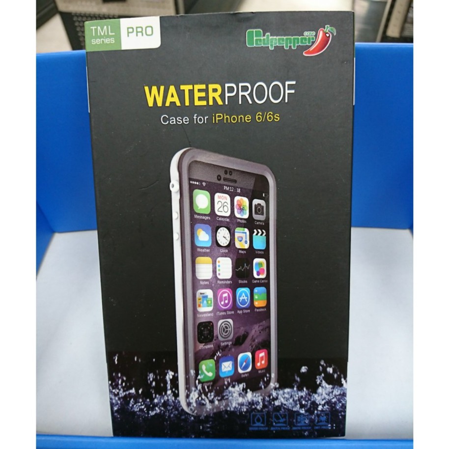 Redpepper Iphone 6 6plus 金屬版防水保護殼有4 7 5 5吋共2色可選 蝦皮購物