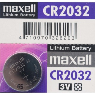 maxell CR2032 鈕扣型鋰電池 3V /一顆入 水銀電池 手錶電池-傑梭