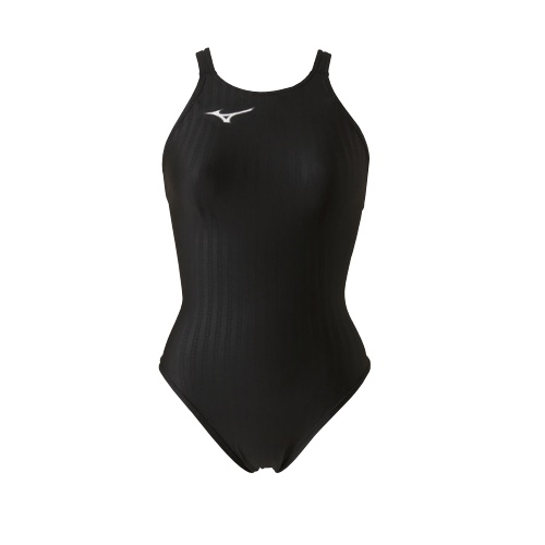 MIZUNO STREAM ACE 女泳衣 連身中叉泳衣 附掛鉤 N2MA022309 黑【iSport商城】