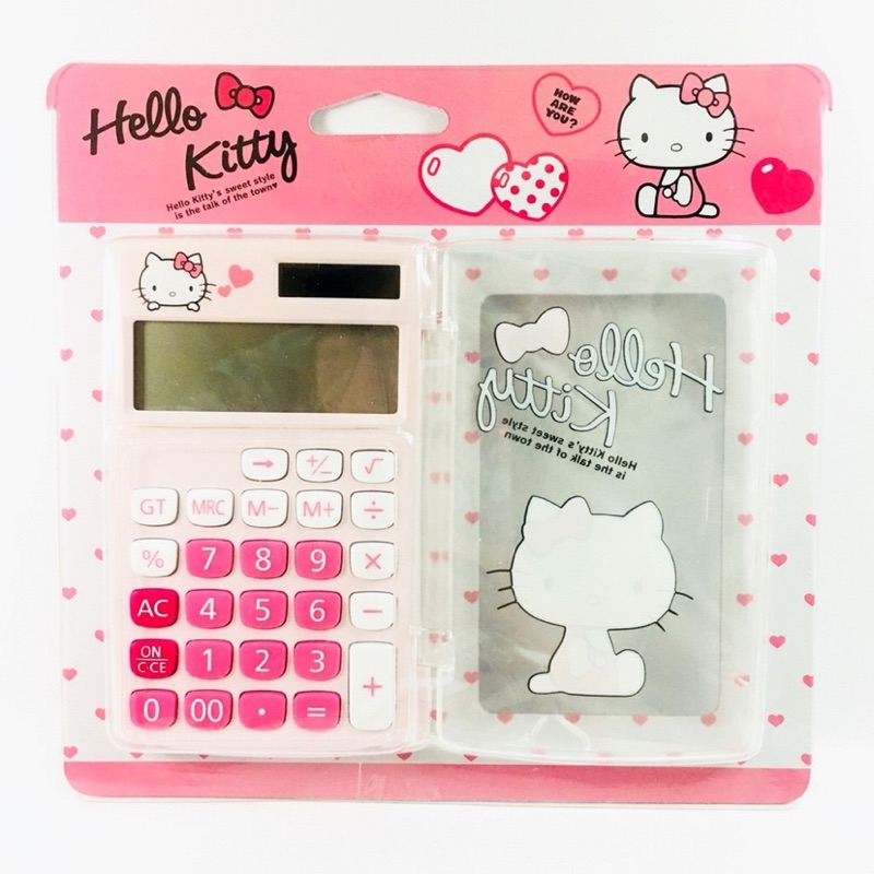 Hello Kitty 迷你掀蓋式計算機12位元.事務用品