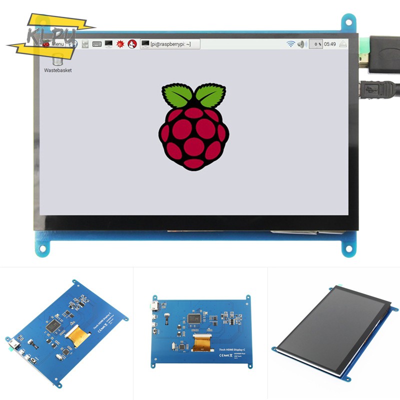 適用於 Raspberry Pi / Banana Pi / Beaglebone 的 Klpu 7 英寸 1024 X