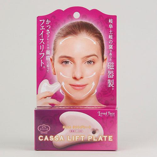 【168JAPAN】日本製 CASSA LIFT PLATE 臉部拉提按摩 COGIT 玫瑰石 陶瓷石 刮痧板