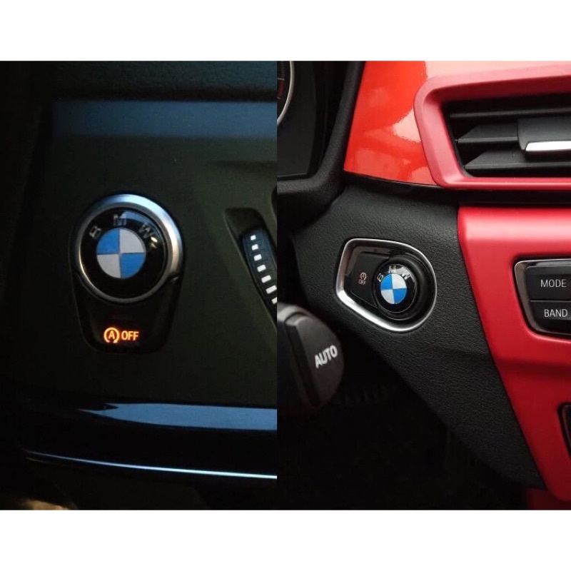 ANS汽車配件 （BMW） 一鍵啟動鍵 改裝 標貼 m power 原廠標 520 335 320 525 740