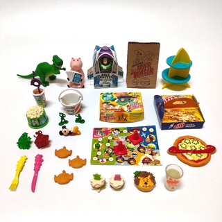 絕版 rement 玩具總動員 食玩 盒玩 公仔 迪士尼 皮克斯 巴斯 胡迪 翠絲 三眼怪 札克 火箭 小兵 爆米花桶