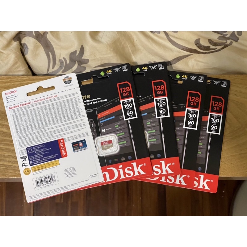 『1212優惠』SanDisk Extreme U3 A2 SD 64GB 128G  黑紅 紅金 記憶卡 公司貨