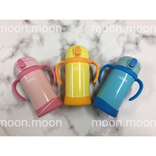 THERMOS 膳魔師 FHV-350 不銹鋼兒童學習杯 把手可拆卸 附備用吸管 350cc 正品公司貨
