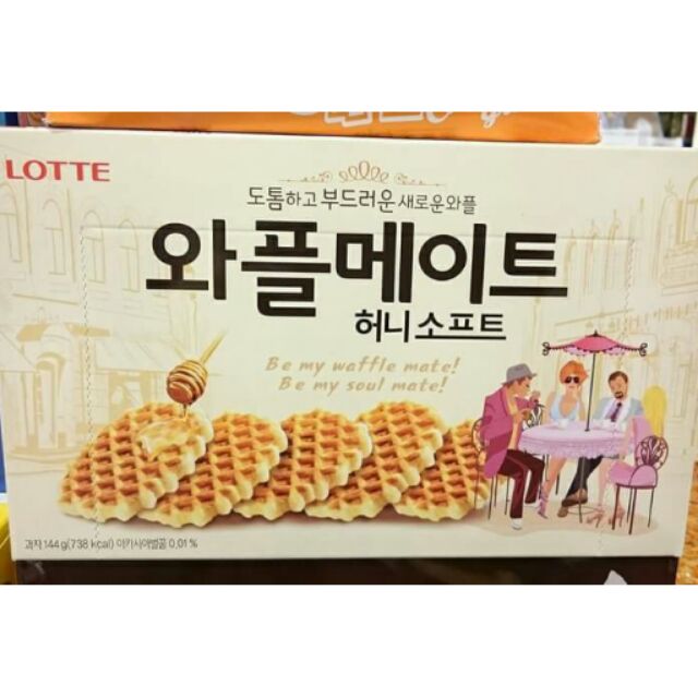 Lotte 樂天 奶油蜂蜜鬆餅  144g