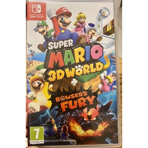 Switch正版瑪利歐3D世界/怒吼世界 (Super Mario 3D World)