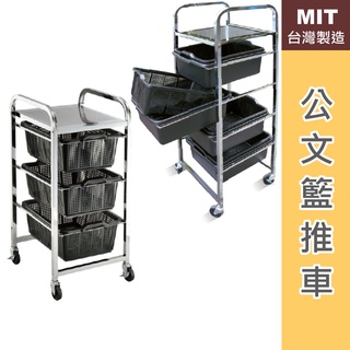 公文籃推車 工具推車 公文籃 置物車 工作推車 收納推車 多功能 辦公用品 資料架 密林 抽屜 孔狀 置物推車 置物籃