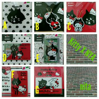悠遊卡凱蒂貓KITTY X NYA聯名造型悠遊卡 大頭 透明卡 好麻吉 變身 心互動 新朋友 Ne-net Nya 黑貓