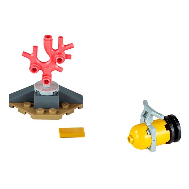 LEGO 樂高 CITY 城市系列 30370 拆賣 單售 小場景 配件 粉紅 珊瑚 國家地理頻道 Deep Sea