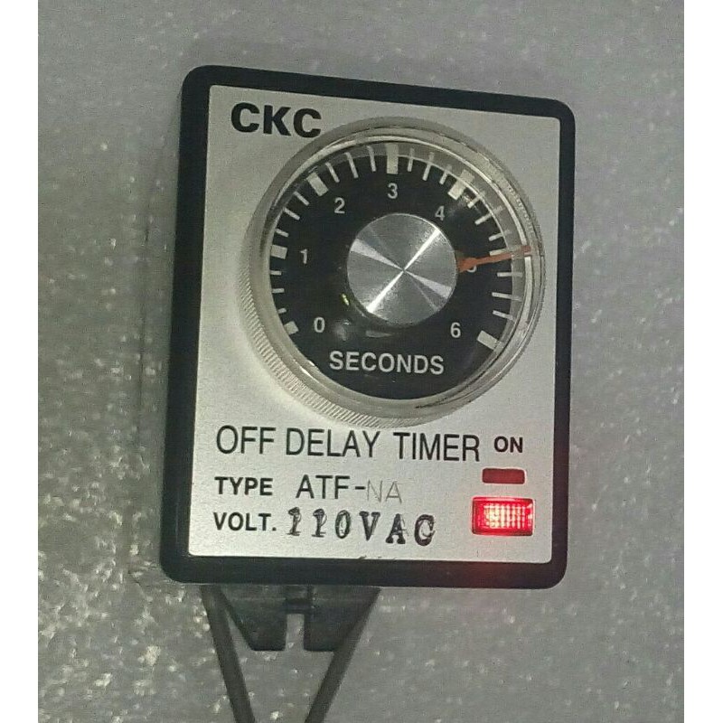 🌞二手現貨保固CKC繼電器ATF-NA露出型 6秒 AC110V 時間電驛OFF DELAY TIMER斷電延遲計時器