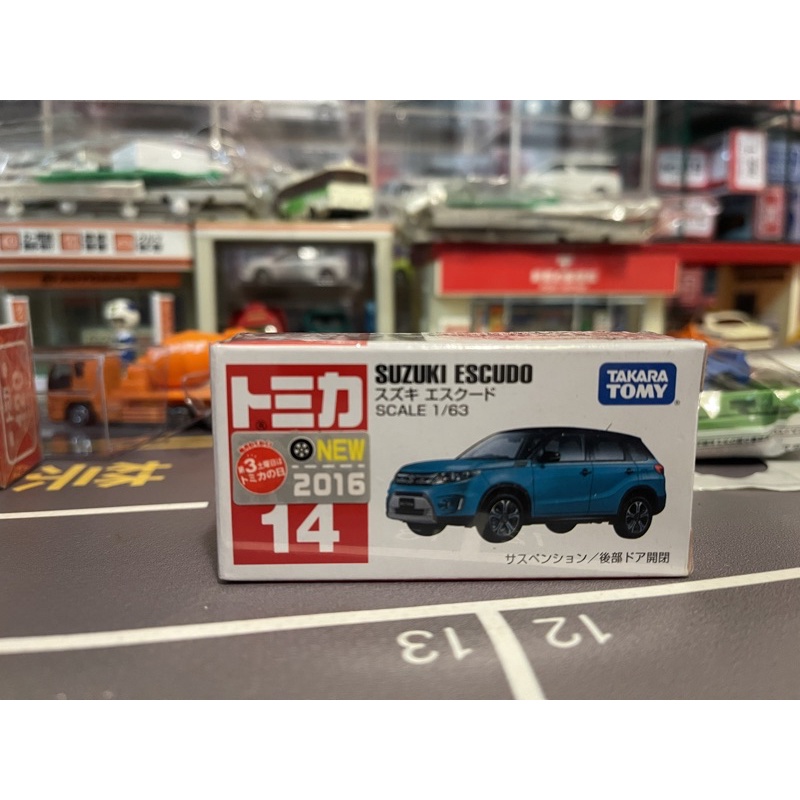 Tomica 2016新車貼  no14  SUZUKI ESCUDO 全新未拆