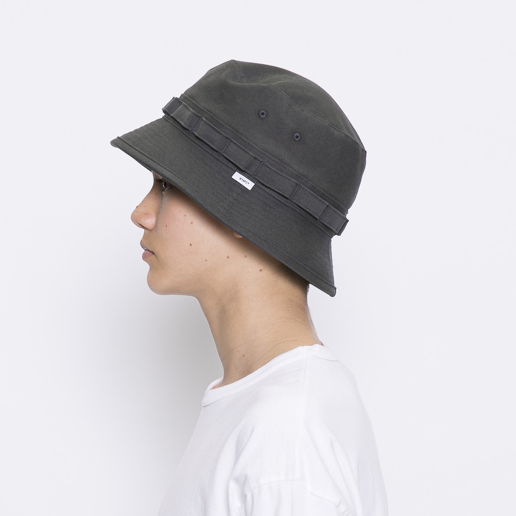 帽子 Wtaps 21SS JUNGLE/HAT/COTTON.WEATHER 现货WTAPS JUNGLE HAT COTTON.WEATHER军事风户外渔夫帽帽子21SS
