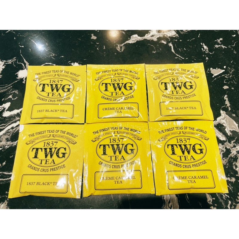 【現貨】TWG Tea 特威茶 1837黑茶經典紅茶 Black Tea  焦糖奶油紅茶 無咖啡因 新加坡貴婦茶 純棉茶