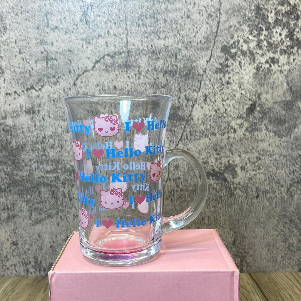 hi~morning 日本三麗鷗hellokitty玻璃杯