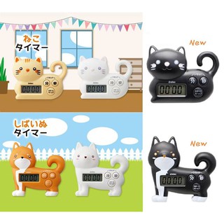 日本進口 Dretce-超萌!柴犬 / 貓咪造型 磁吸式電子計時器 (6款)