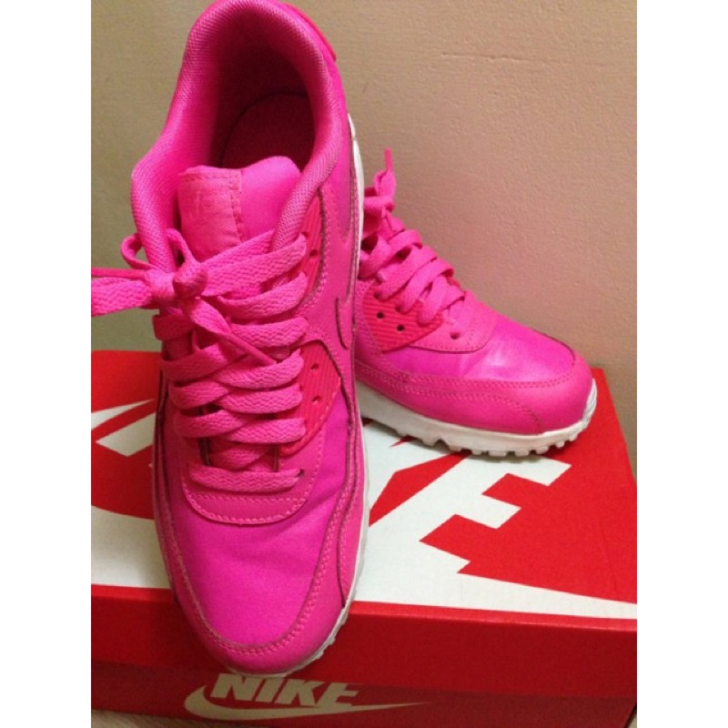 （保留）Nike AIR MAX 90精典 流行 氣墊鞋 路跑 休閒女鞋  運動鞋 粉色 降價 超值優惠