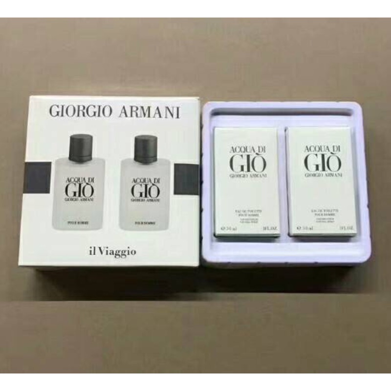 Giorgio Armani Acqua di Gio 亞曼尼 寄情水男性淡香水禮盒 30ml×2