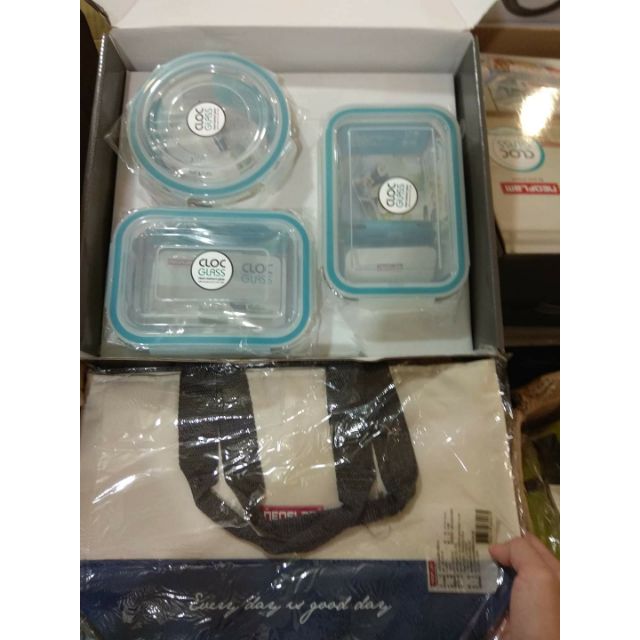 Neoflam 耐熱玻璃保鮮盒4件組
