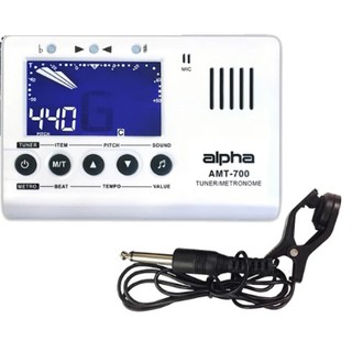 【Alpha】AMT-700 三合一調音器 -調音/節拍/拾音/省電裝置/背光LED(白色)/可調整頻率/國樂/西樂