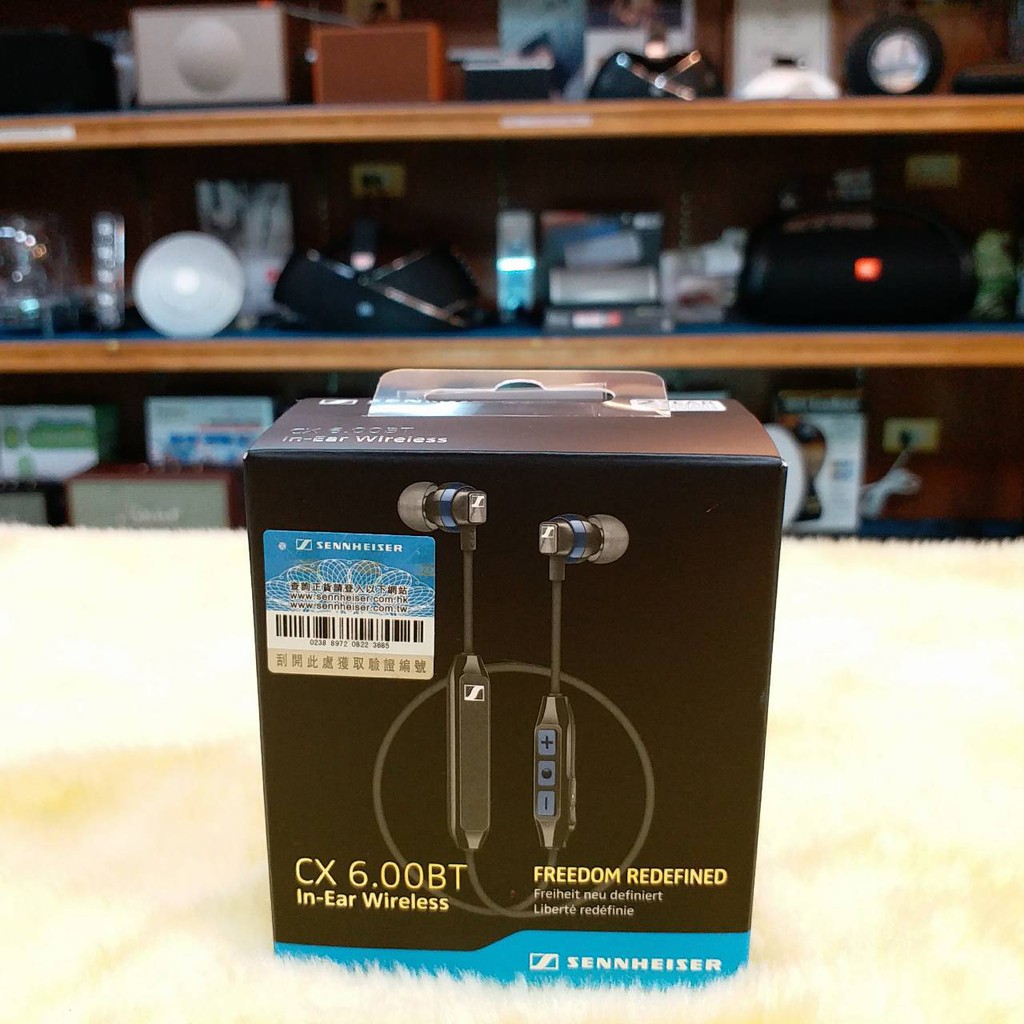 特價 視聽影訊 宙宣公司貨保固2年 Sennheiser CX 6.00BT CX6.00BT 藍芽耳道耳機耳機